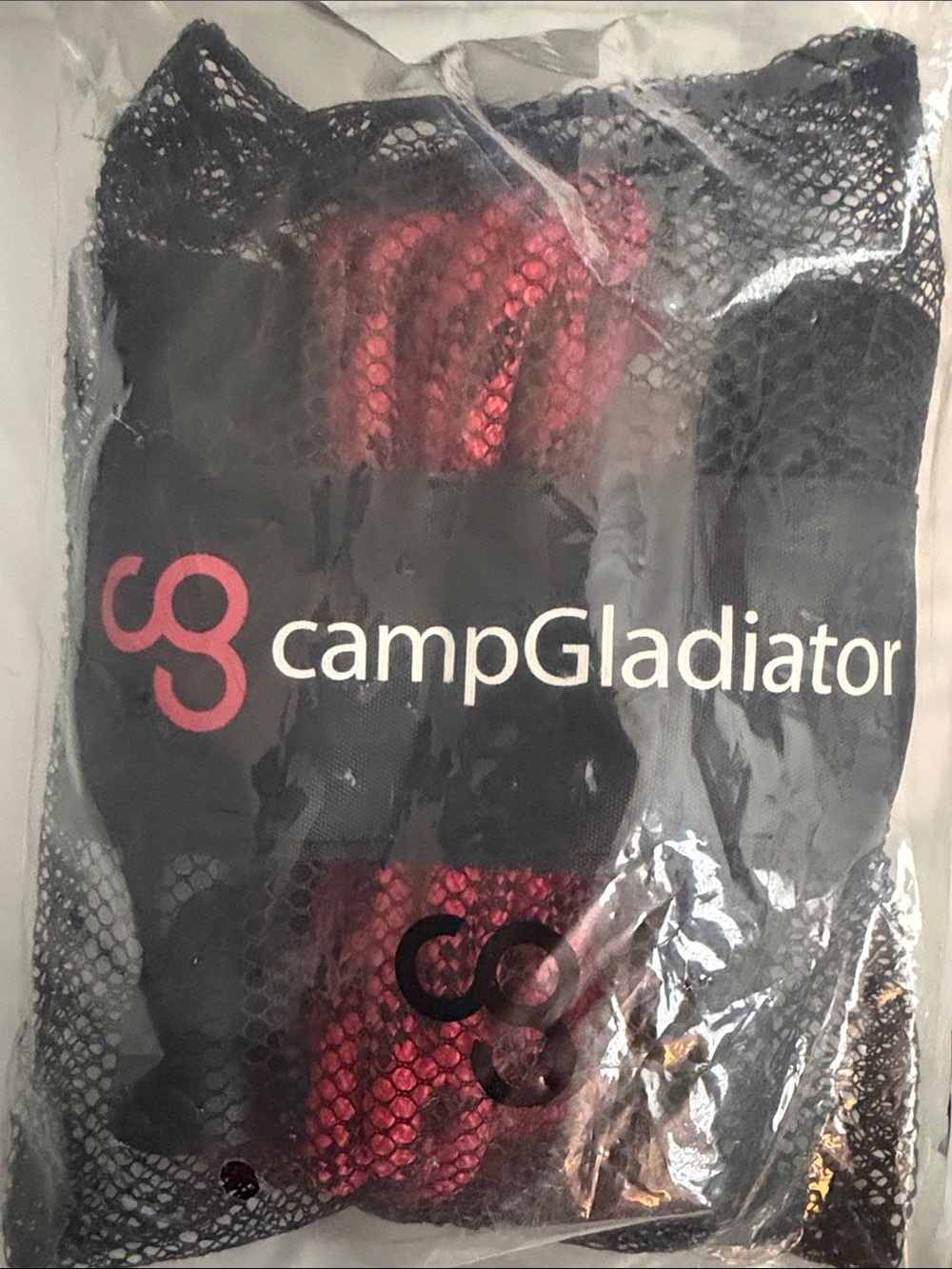 Camp Gladiator Jump Rope with Red and Black Accents